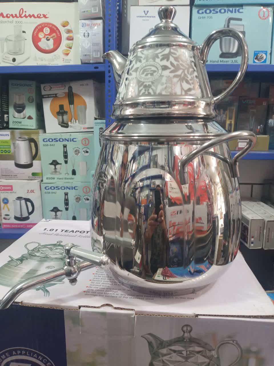 کتری و قوری روگازی استیل FR اف ار
