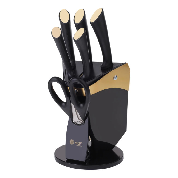 سرویس چاقو آشپزخانه 7 پارچه ام جی اس مدل KS9027