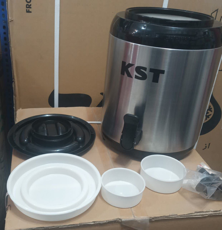 کلمن آب ۸ لیتری استیل KST کا اس تی