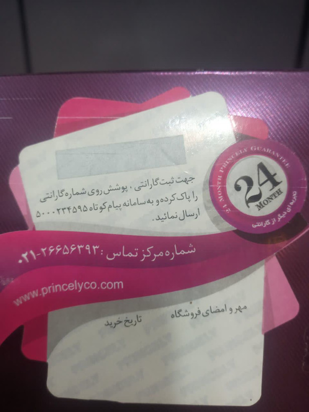 فرکننده مو حرفه ای پرنسلی مدل PR151AT